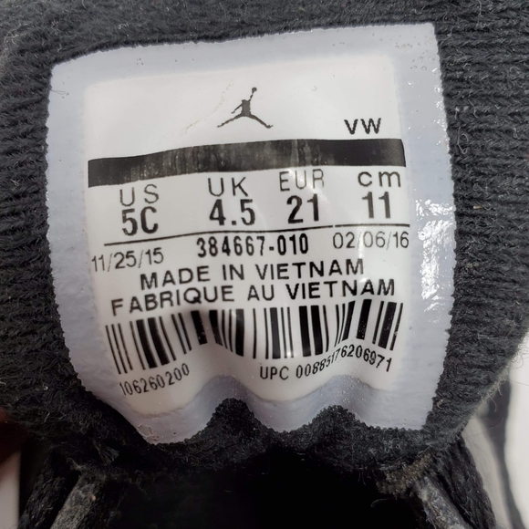 Nike Air Jordan 6 VI Retro Black / White / gray - Picture 8 of 8